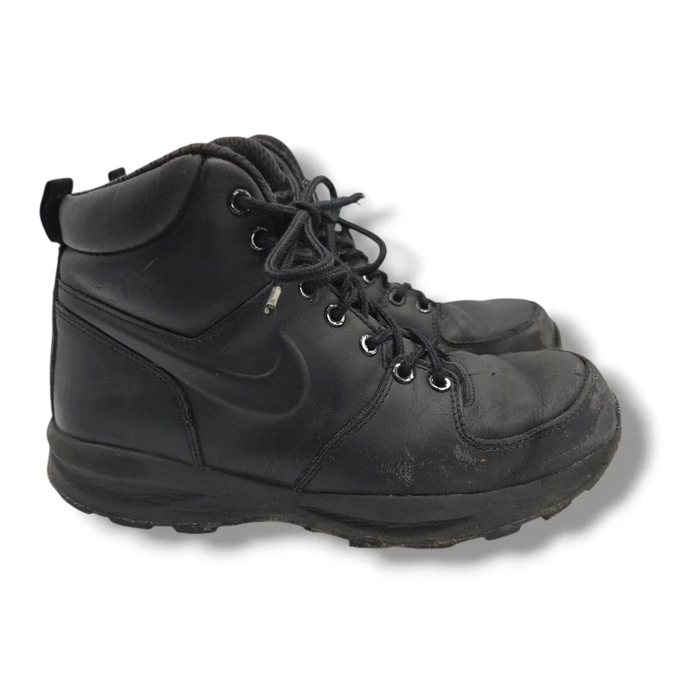Nike Manoa Boots Mens 7 Black Leather 454350-003
